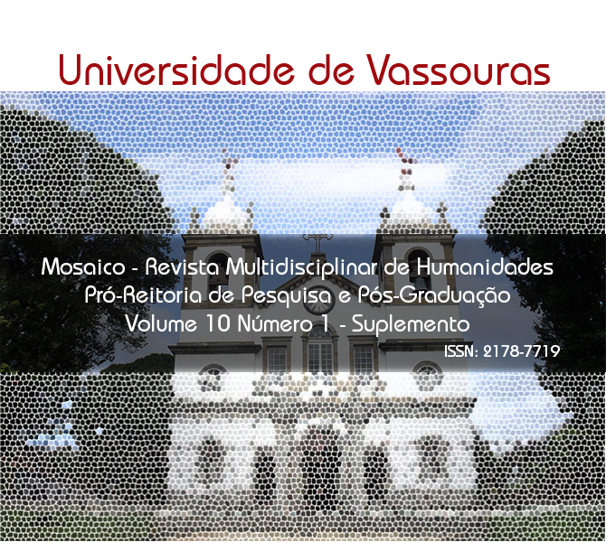 					Visualizar v. 10 n. 1Sup (2019): Revista Mosaico Suplemento 1
				